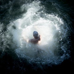 Old Man Jumping, Northport, Maine - Cig Harvey (Colour Photography)