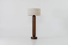 Ciga CL140 Smoked Mahogany Floor Lamp by Jeroen De Ruddere