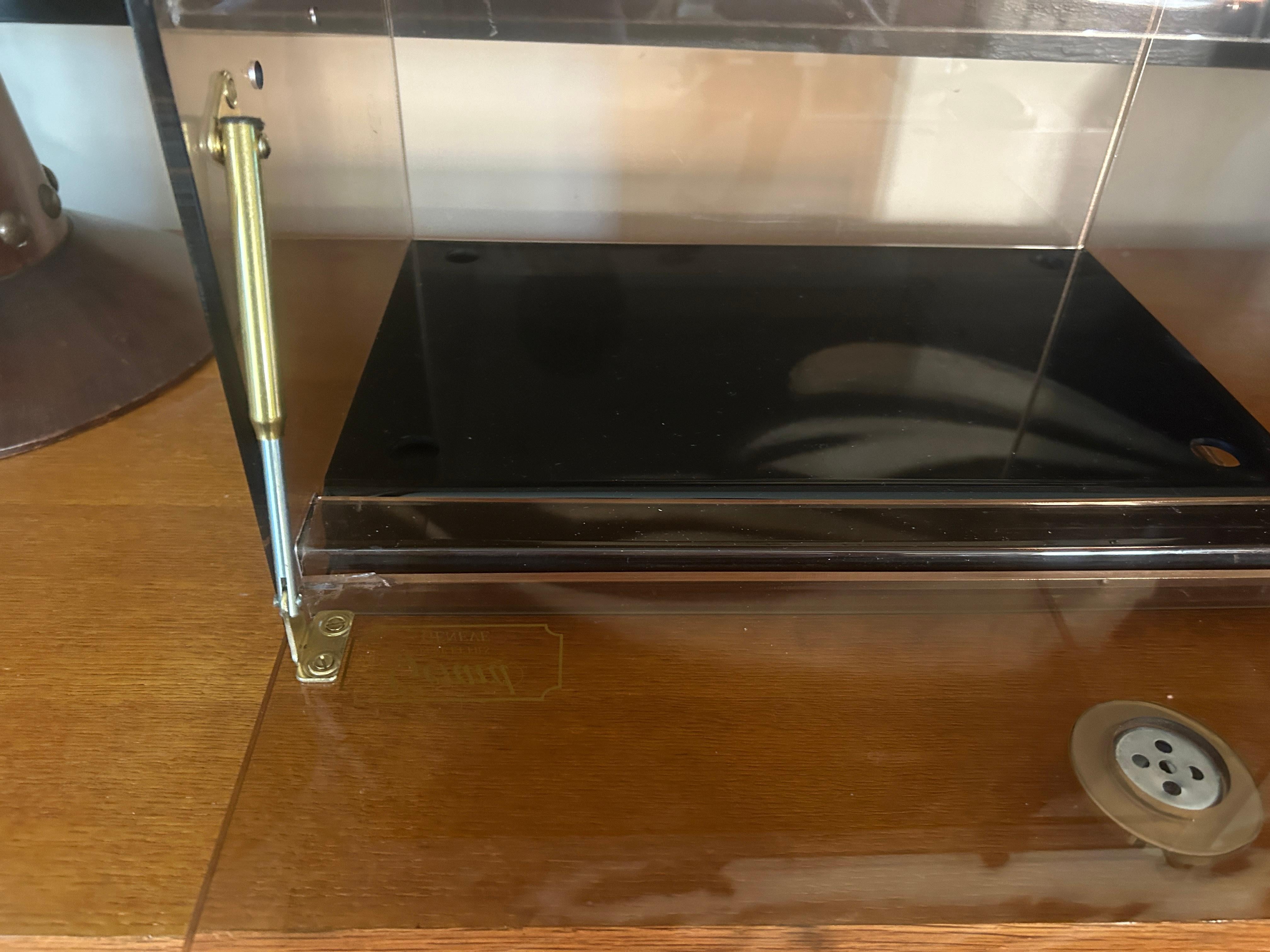 Cigar Box Humidor Plexi Maison Gérard and Son l, 1980 For Sale 5