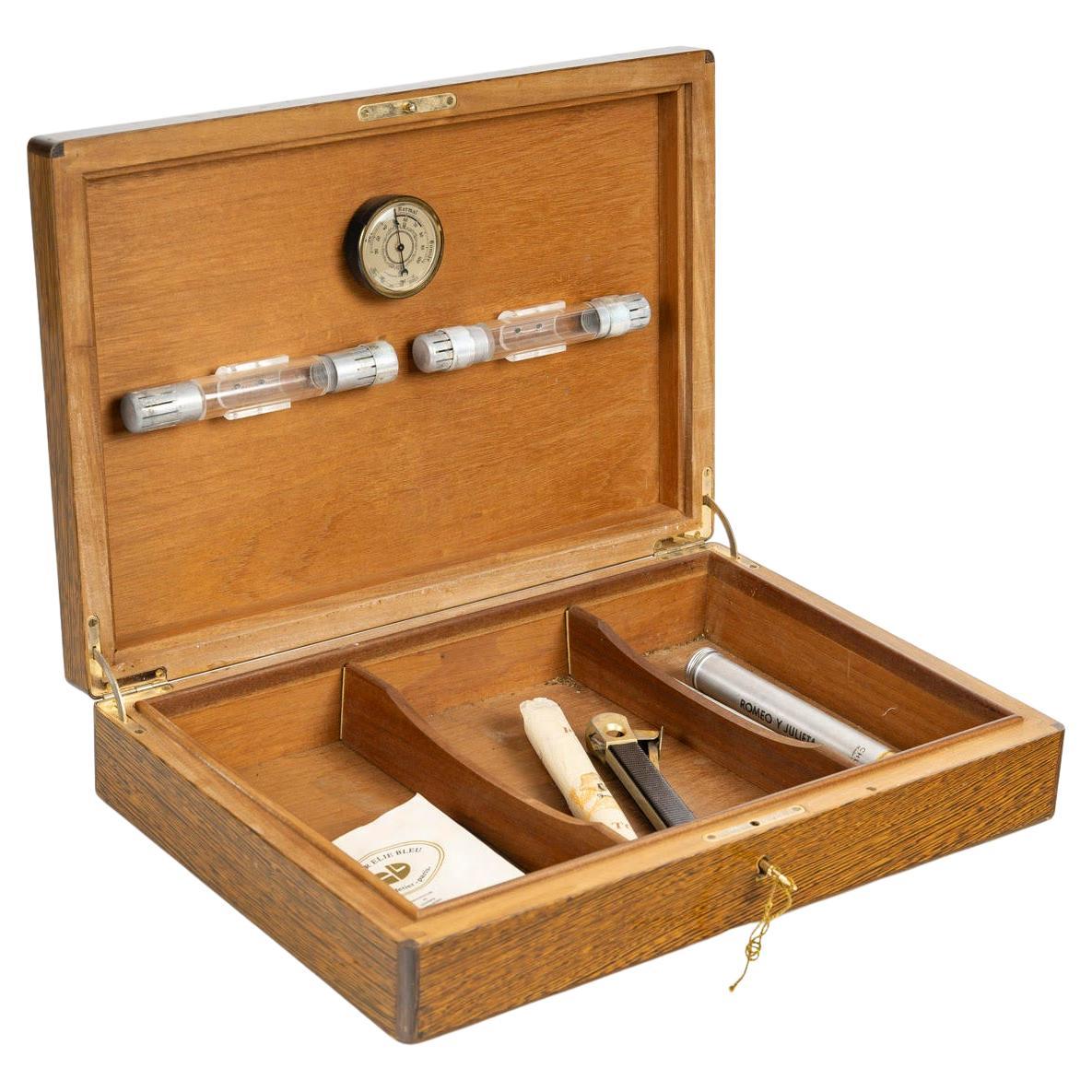 Estuche para puros, Madera chapada, Siglo XX.