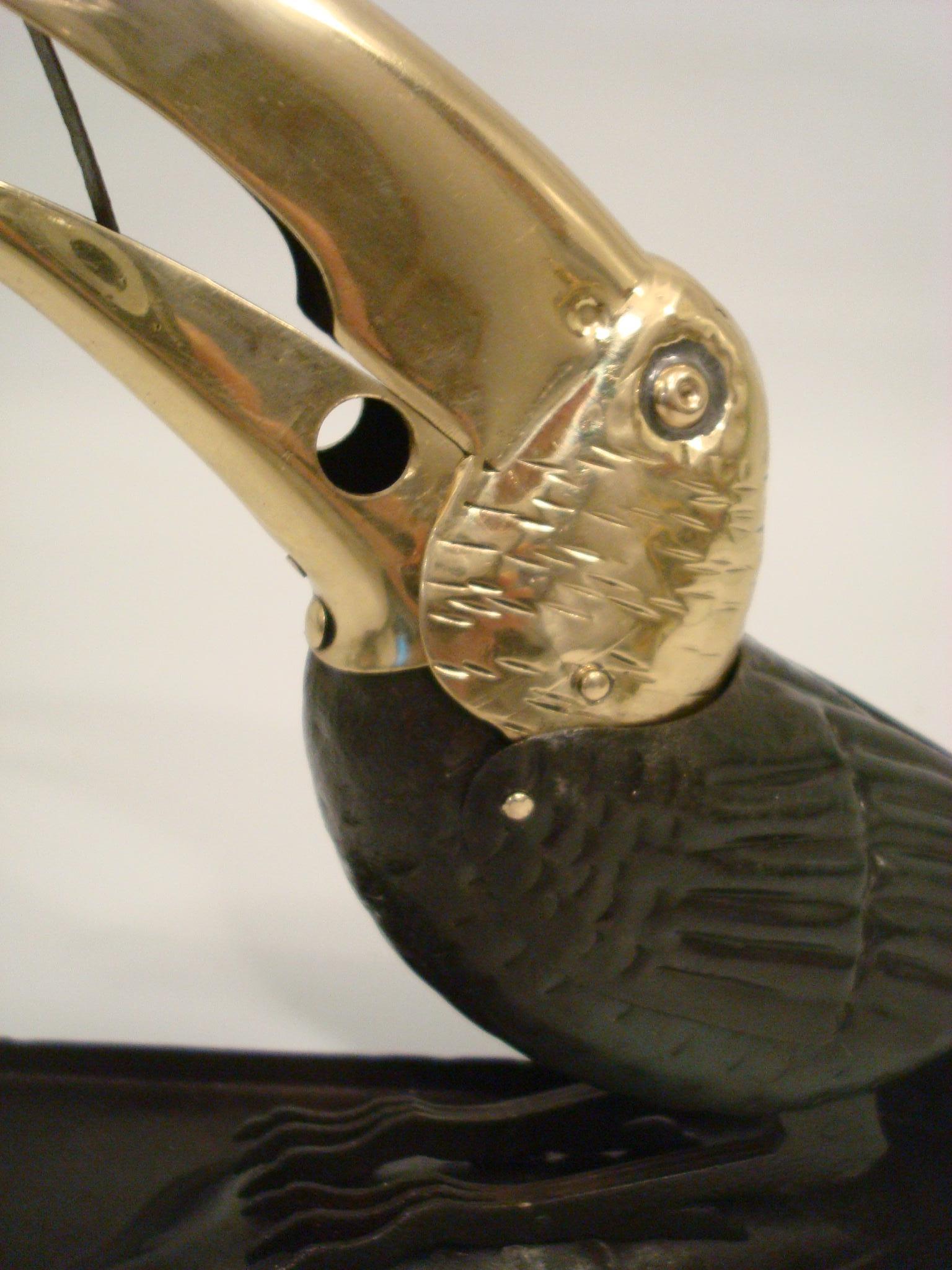 Cigar Cutter in a Shape of a Toucan, circa 1900-1910 In Good Condition In Buenos Aires, Olivos