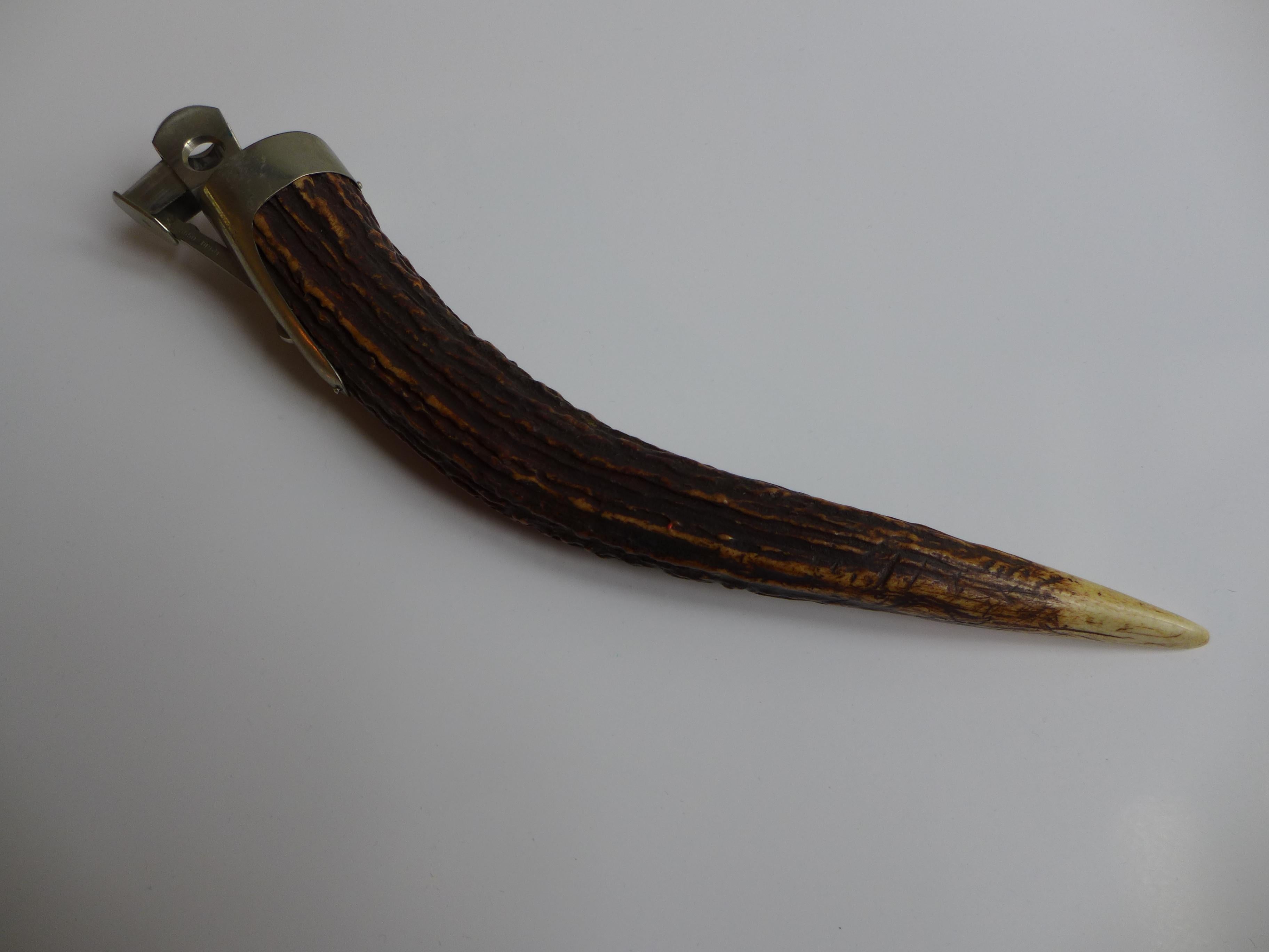 Coupe-cigare en bois de cerf Pfeilring de Solingen Bon état - En vente à Vienna, AT