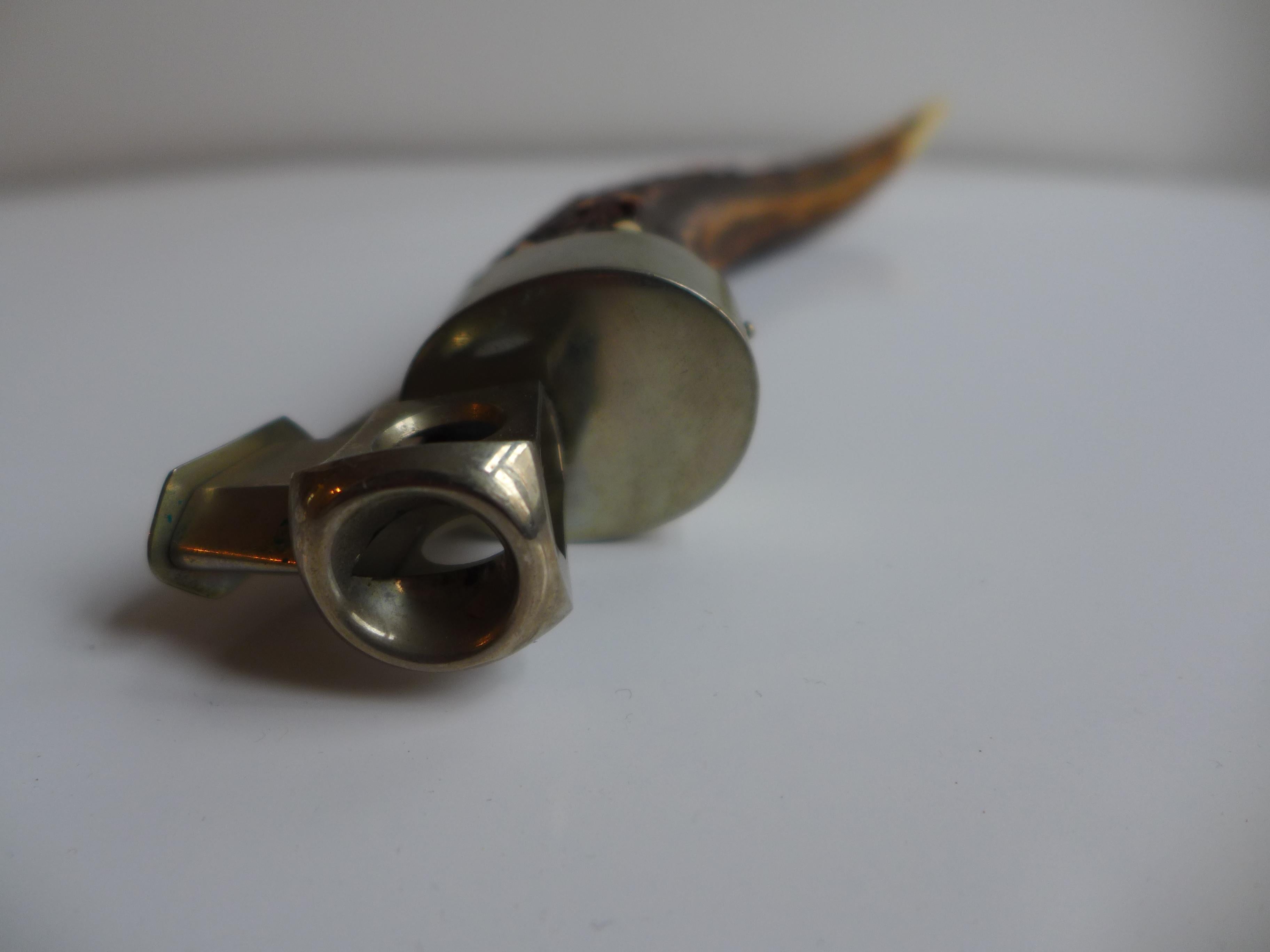 Début du 20ème siècle Coupe-cigare en bois de cerf Pfeilring de Solingen en vente