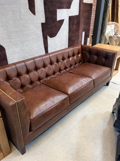 Cigar Leather Sofa