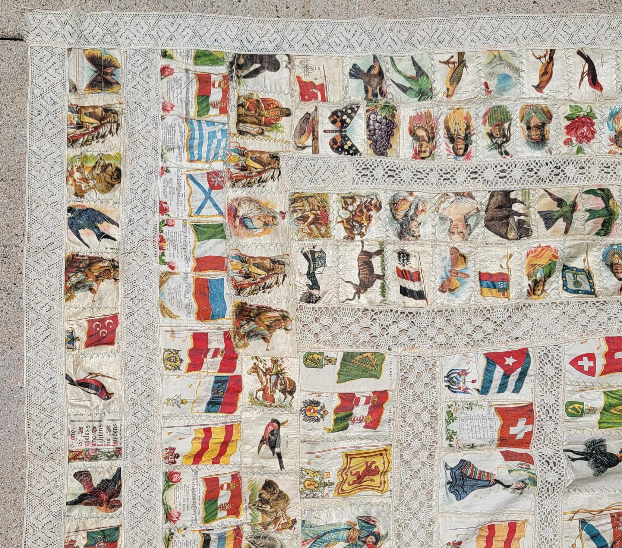American Cigar Silk Premiums Quilt Topper