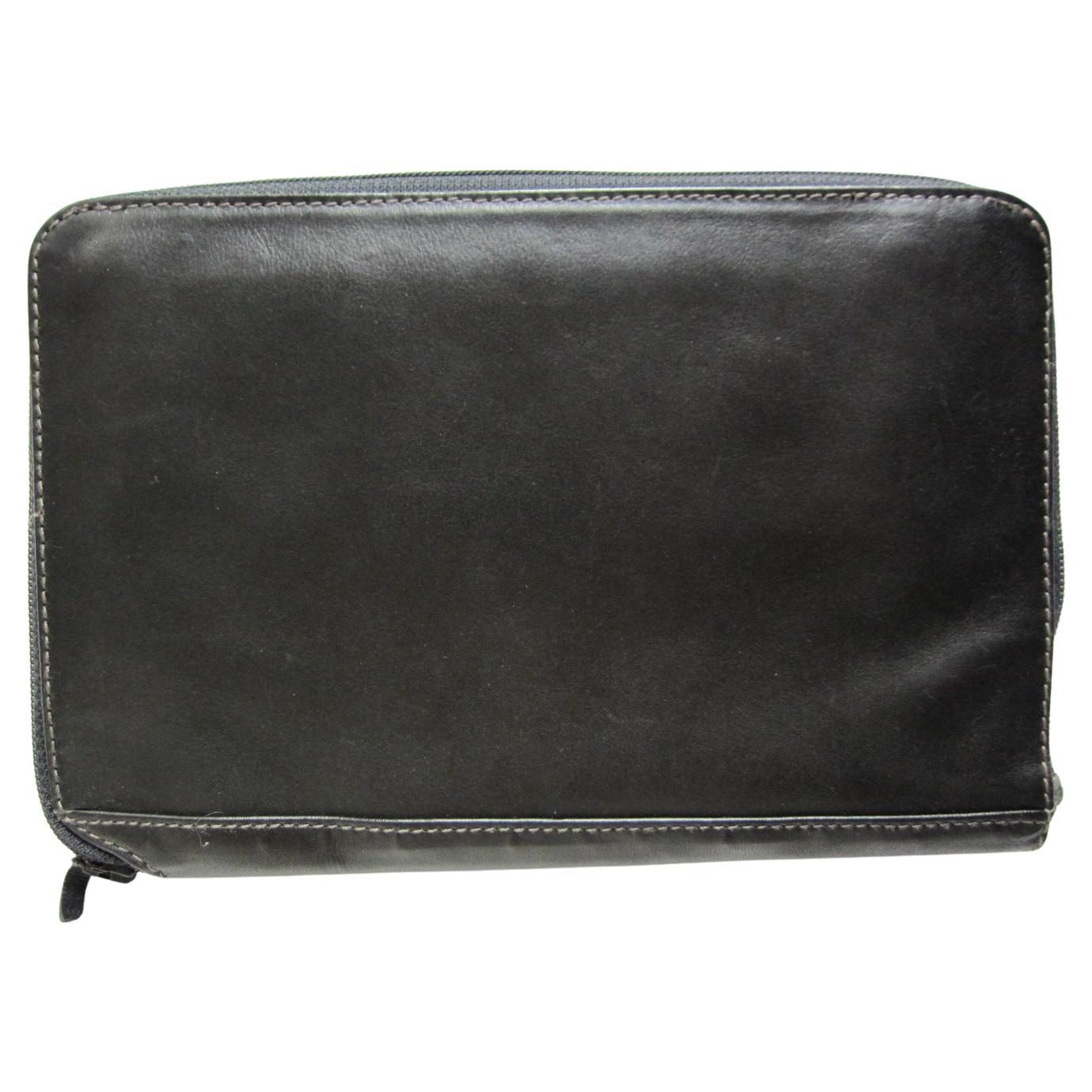 Cigar Tobacco Leather Case With Zipper