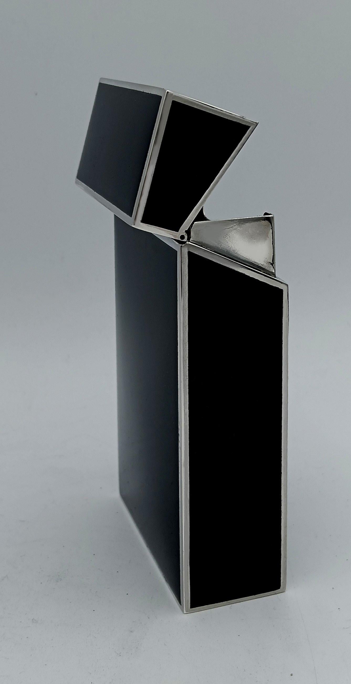 Etui à cigarettes noir en forme de paquet. Salimbeni en vente 1