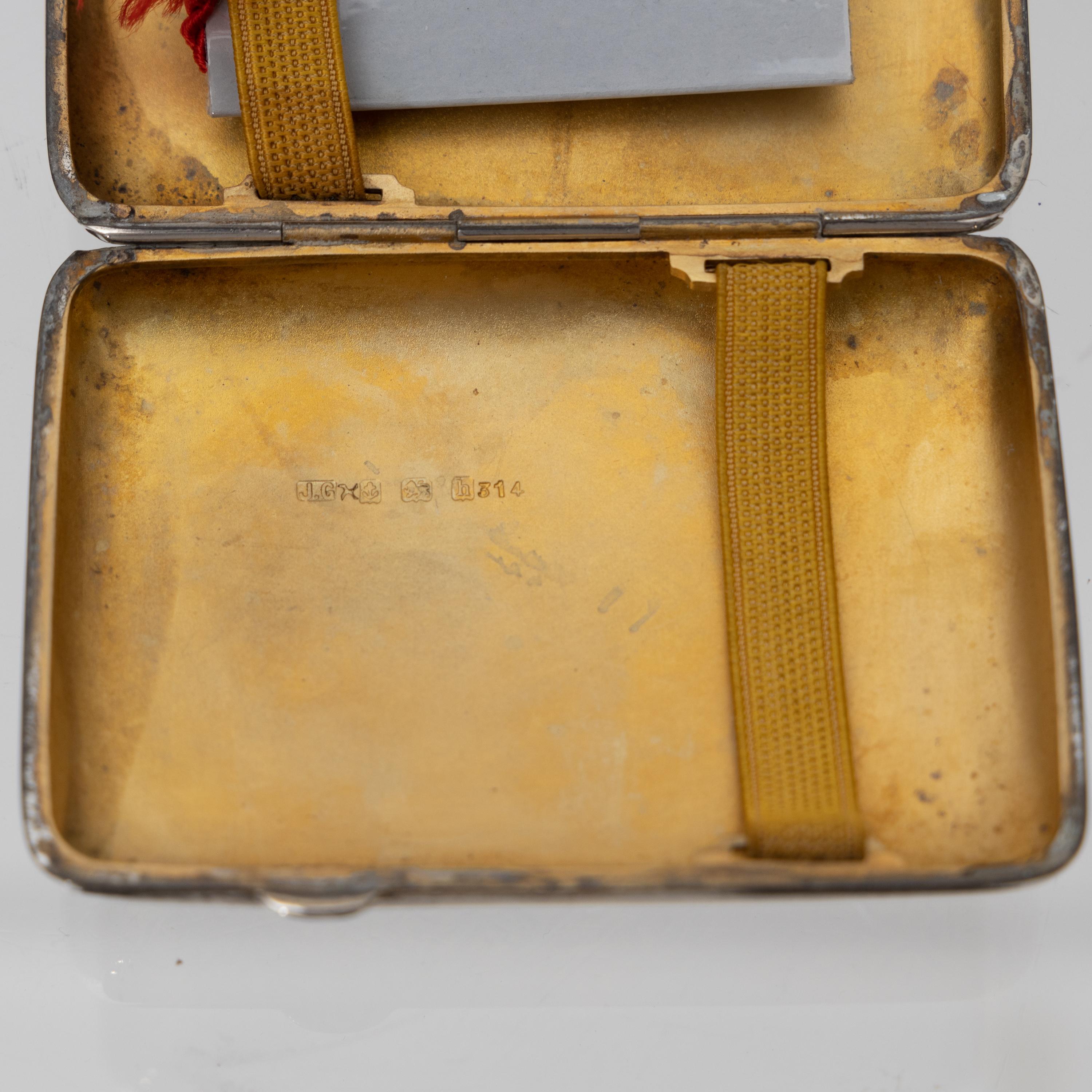 Cigarette Case, Joseph Gloster, Birmingham, 1907 In Good Condition In Greding, DE