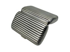 Cigarette Case Silver 925 Absolute Striped Salimbeni
