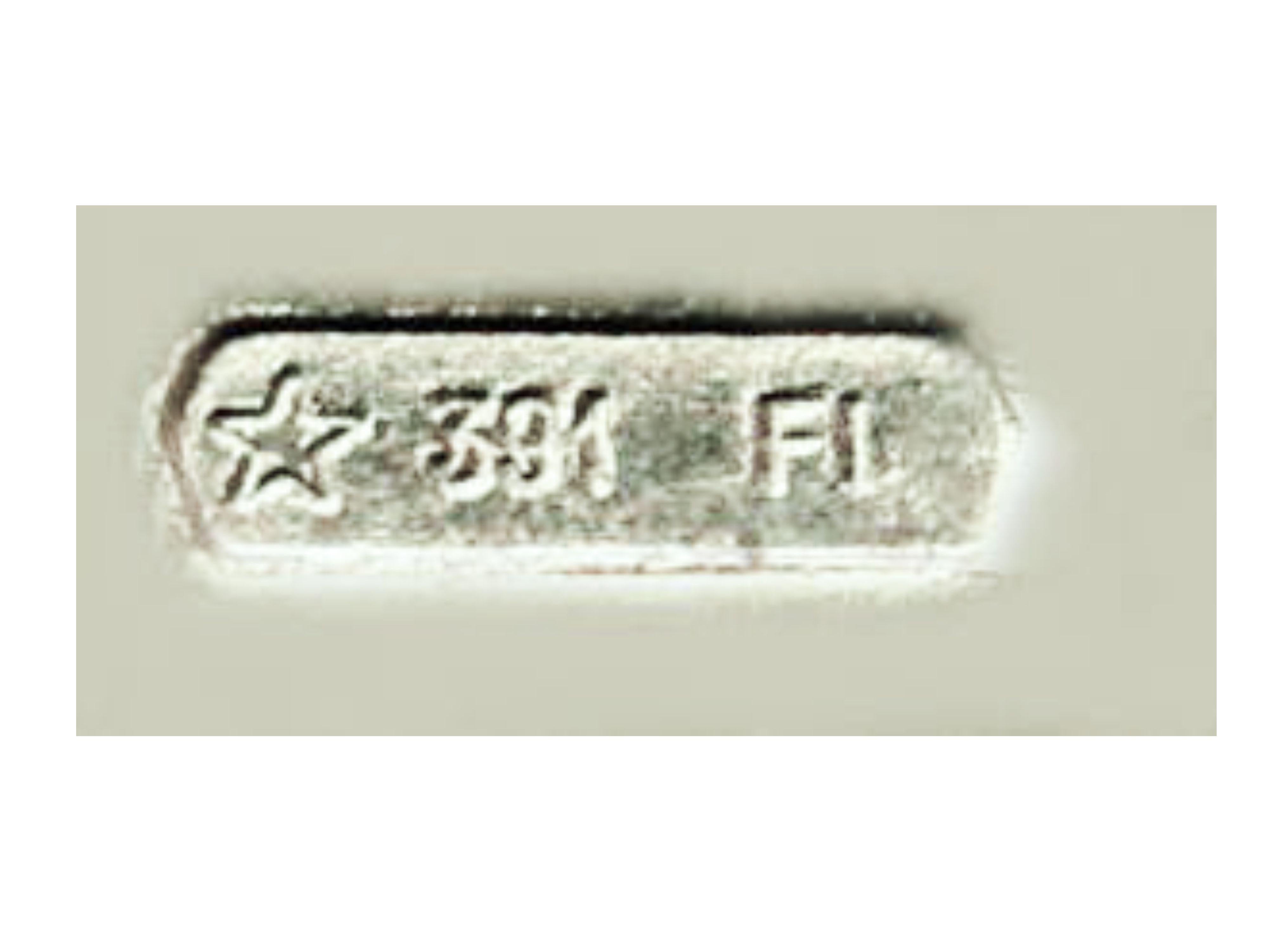 Pitillera Plata 925 Absoluta Rayada Salimbeni finales del siglo XX en venta