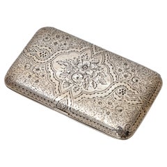 Cigarette case, Wright & Davies London 1877