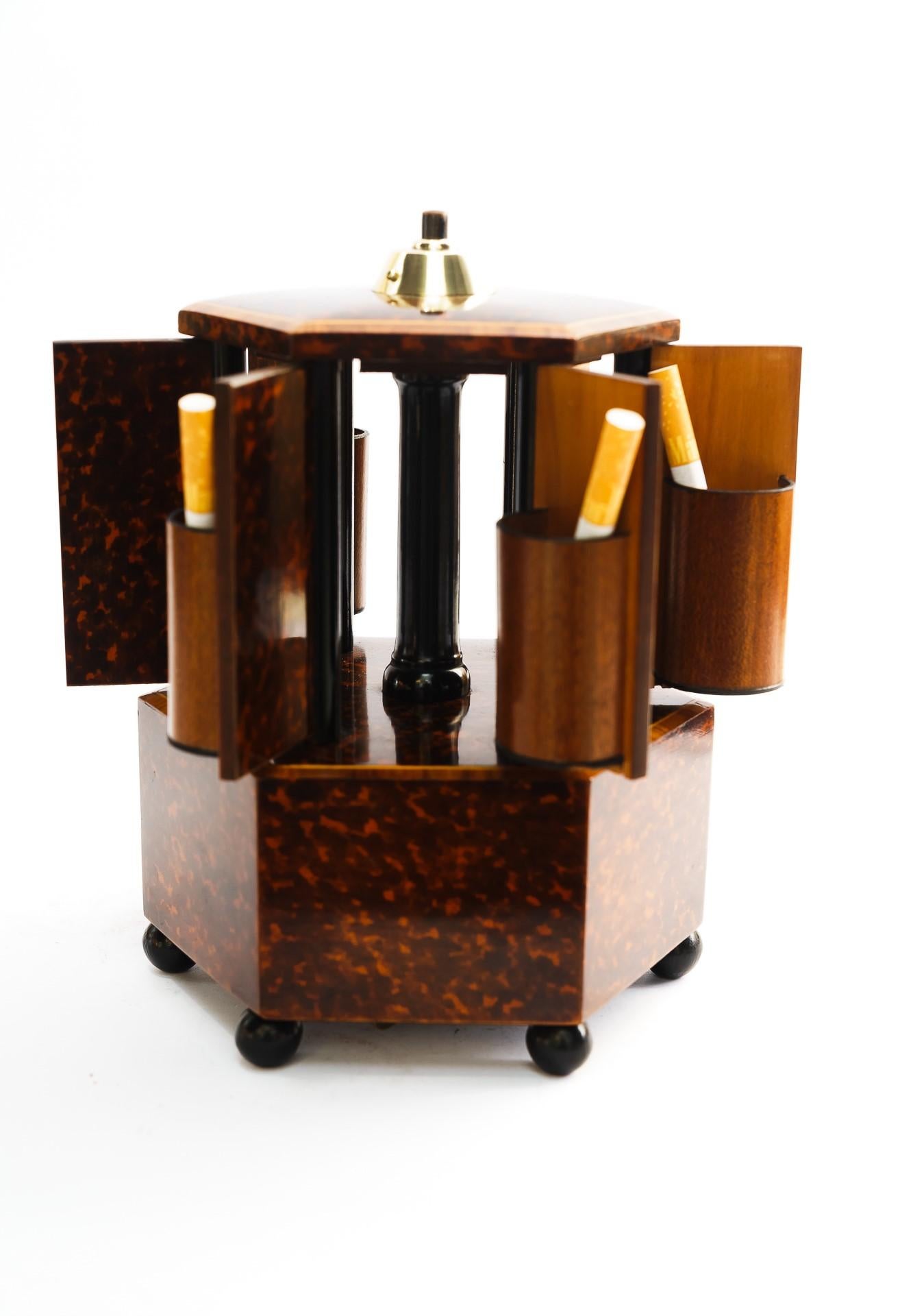 Mid-Century Modern Rotating Cigarette Dispenser with music circa 1950s