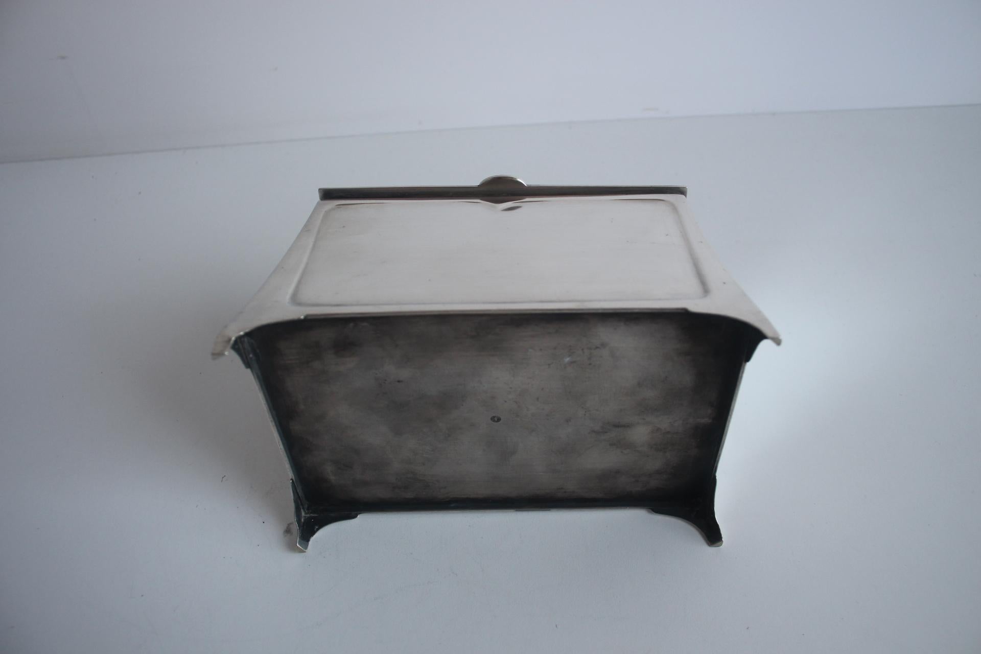 Scatola per sigarette o sigari, Art.Krupp Berndorf, CIRCA 1900 in vendita 4