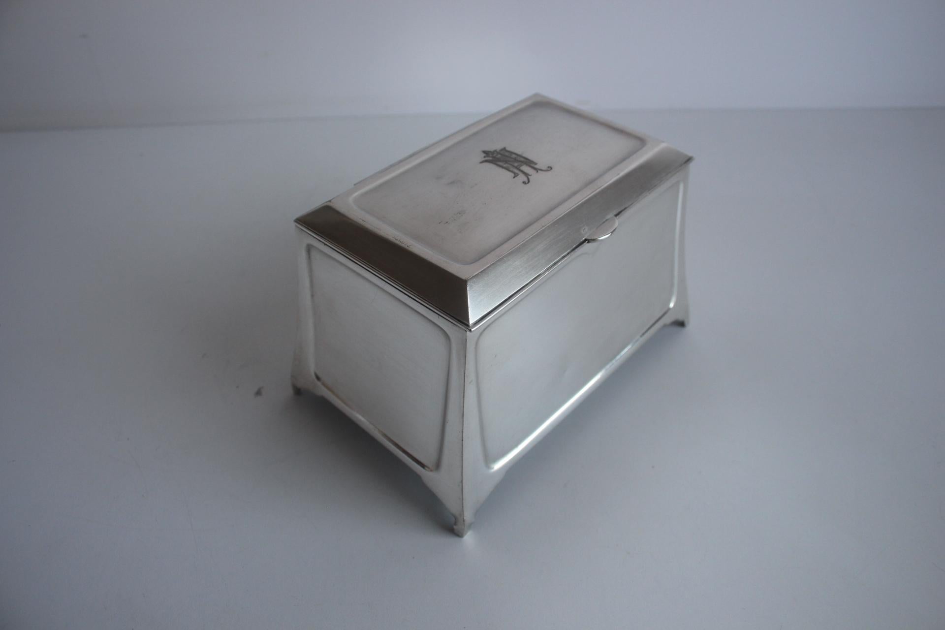 Scatola per sigarette o sigari, Art.Krupp Berndorf, CIRCA 1900 in vendita 5