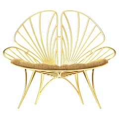 Cigarra Armchair - In gold