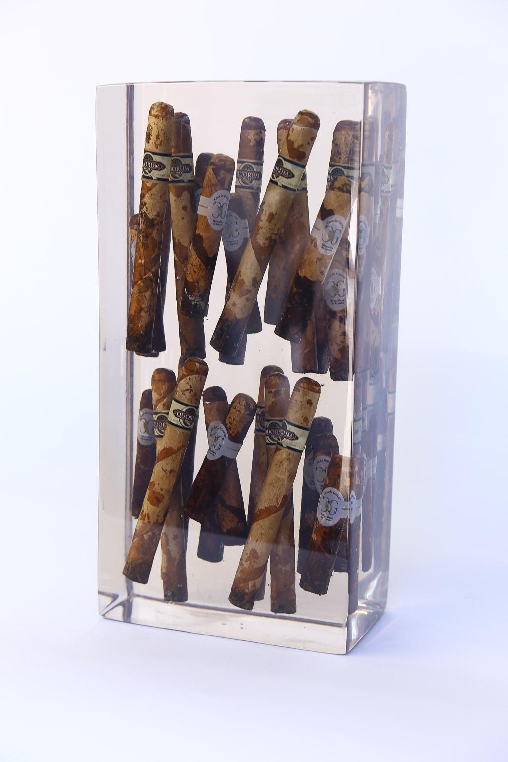 Cigars 3D Resin Art In Good Condition In Houston, TX
