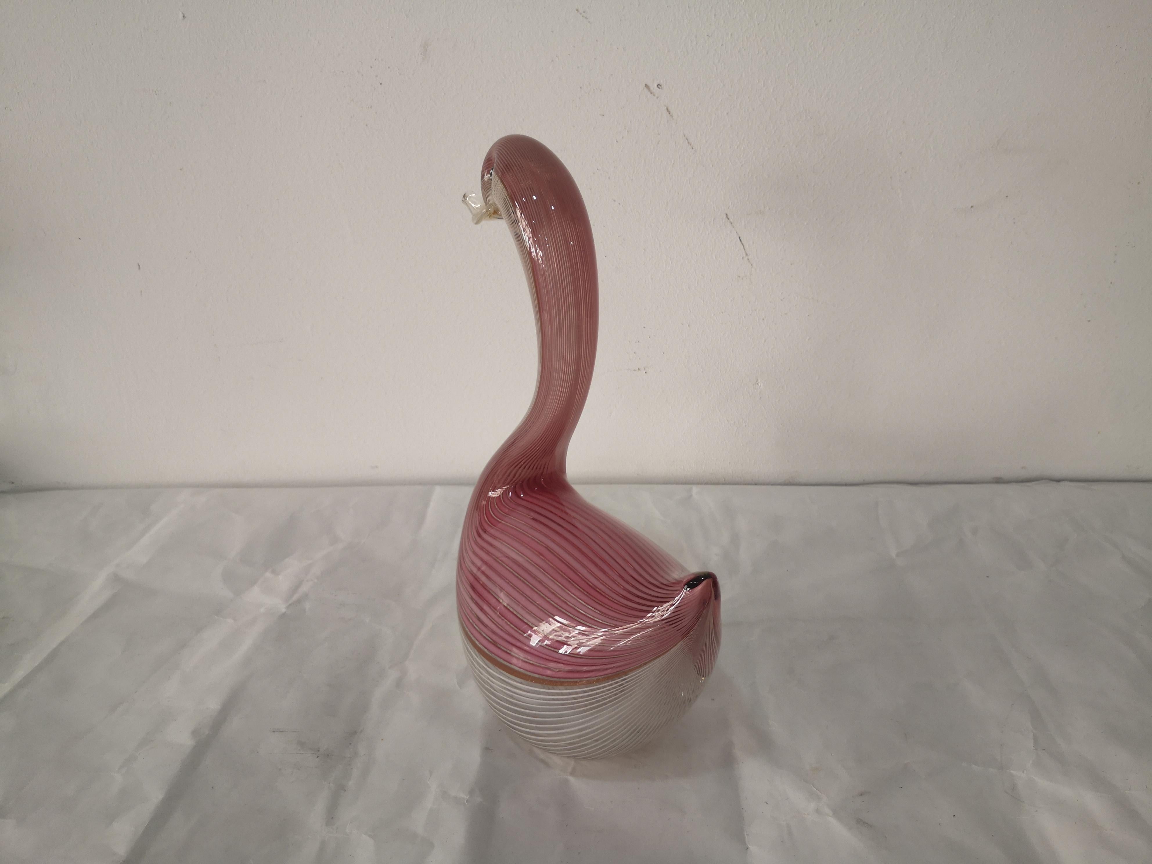 Vetro di Murano Cigno in vetro di Murano anni 20 in vendita