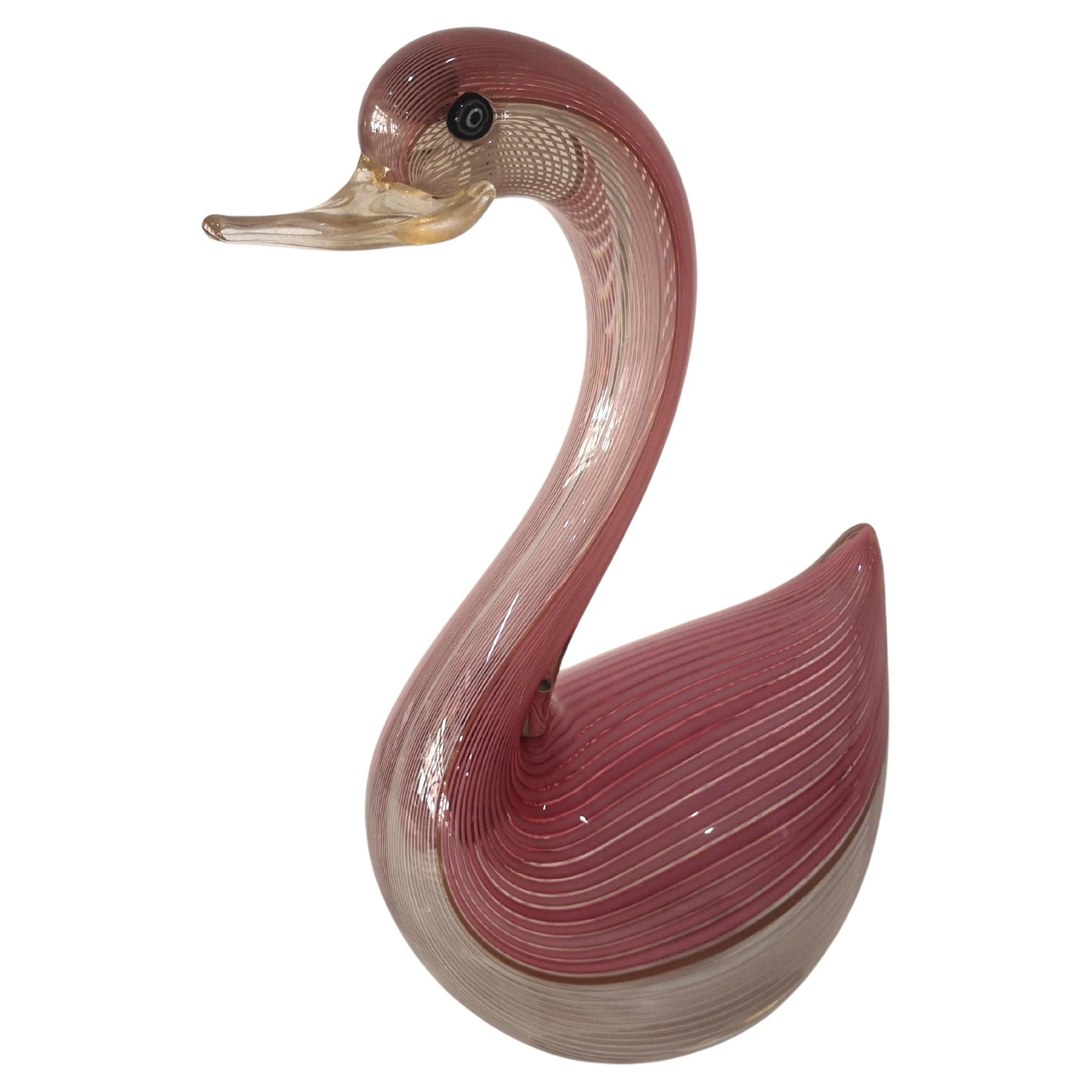 Cigno in vetro di Murano anni 20 in vendita