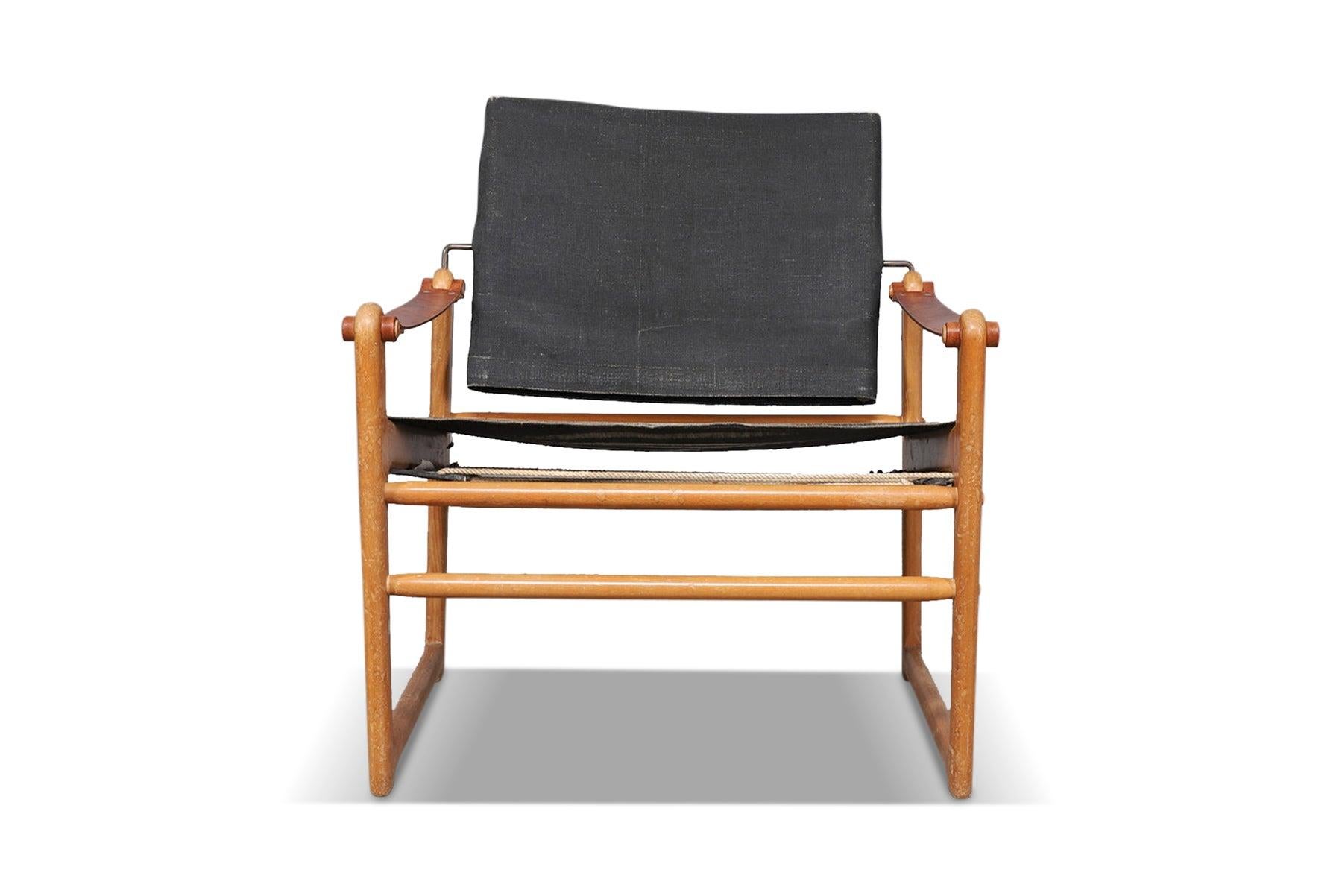 Origin: Sweden
Designer: Bengt Ruda
Manufacturer: IKEA
Era: 1964
Materials:
Measurements: 25? wide x 24.5? deep x 27.5? tall, Seat Height: 14? tall

Condition: In excellent original condition with vintage wear to canvas. Can be recovered at