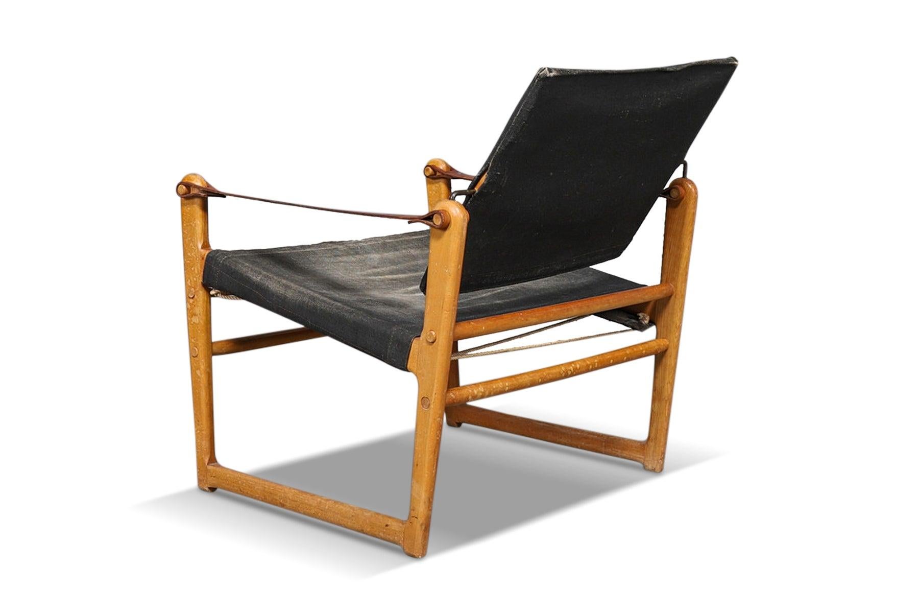 Mid-Century Modern Cikada Model Safari Chair by Bengt Ruda For Sale