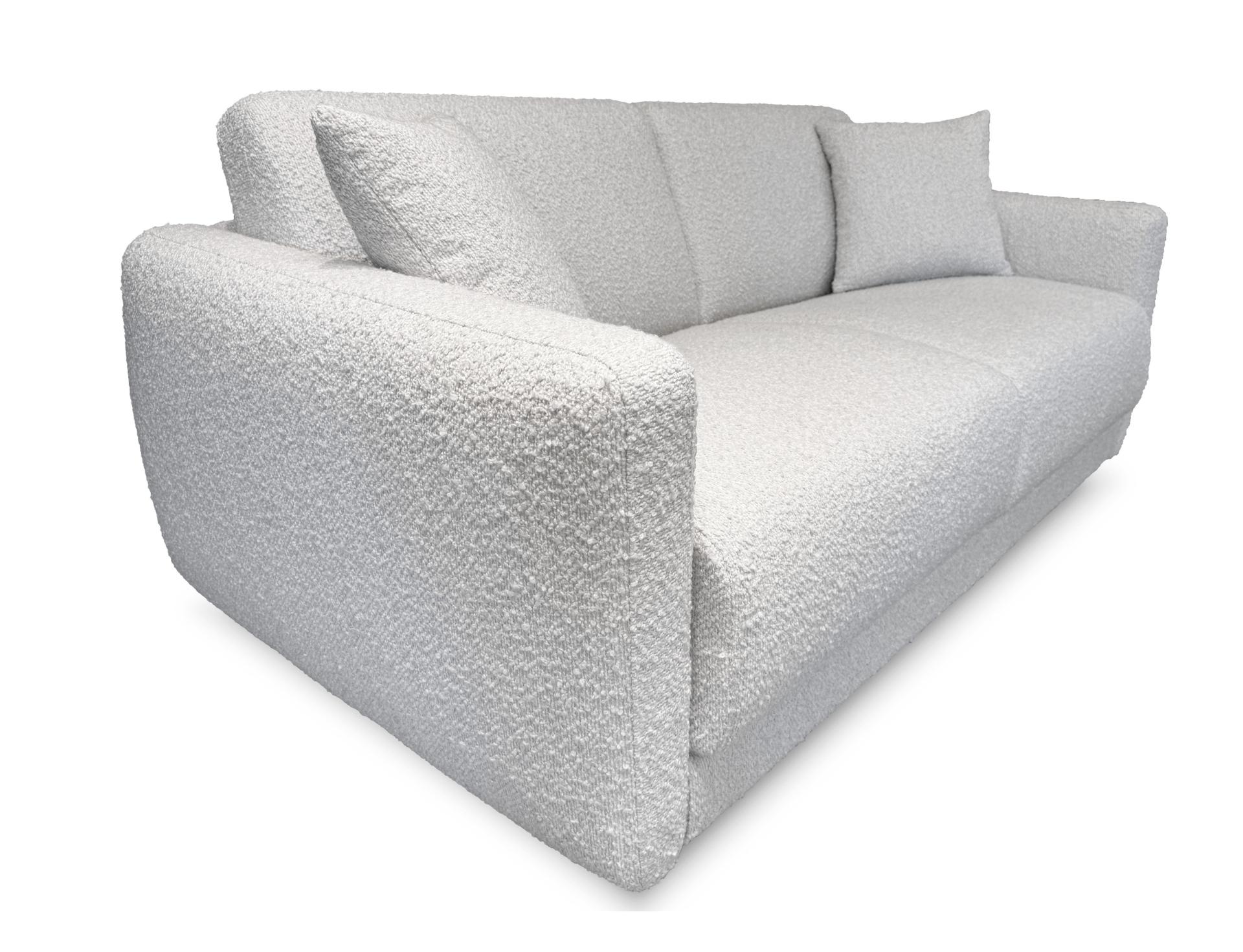 Das Sofa lässt sich im Handumdrehen in ein bequemes, vollwertiges Bett mit dicker Matratze verwandeln.
Es ist die perfekte Lösung für den täglichen und gelegentlichen Schlaf.
Der hochwertige italienische Rahmen lässt sich mühelos öffnen.
Federnde