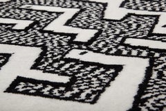 Ciliophora Round Carpet, Hand Knotted in Wool, 40 Knots, Maarten Baas