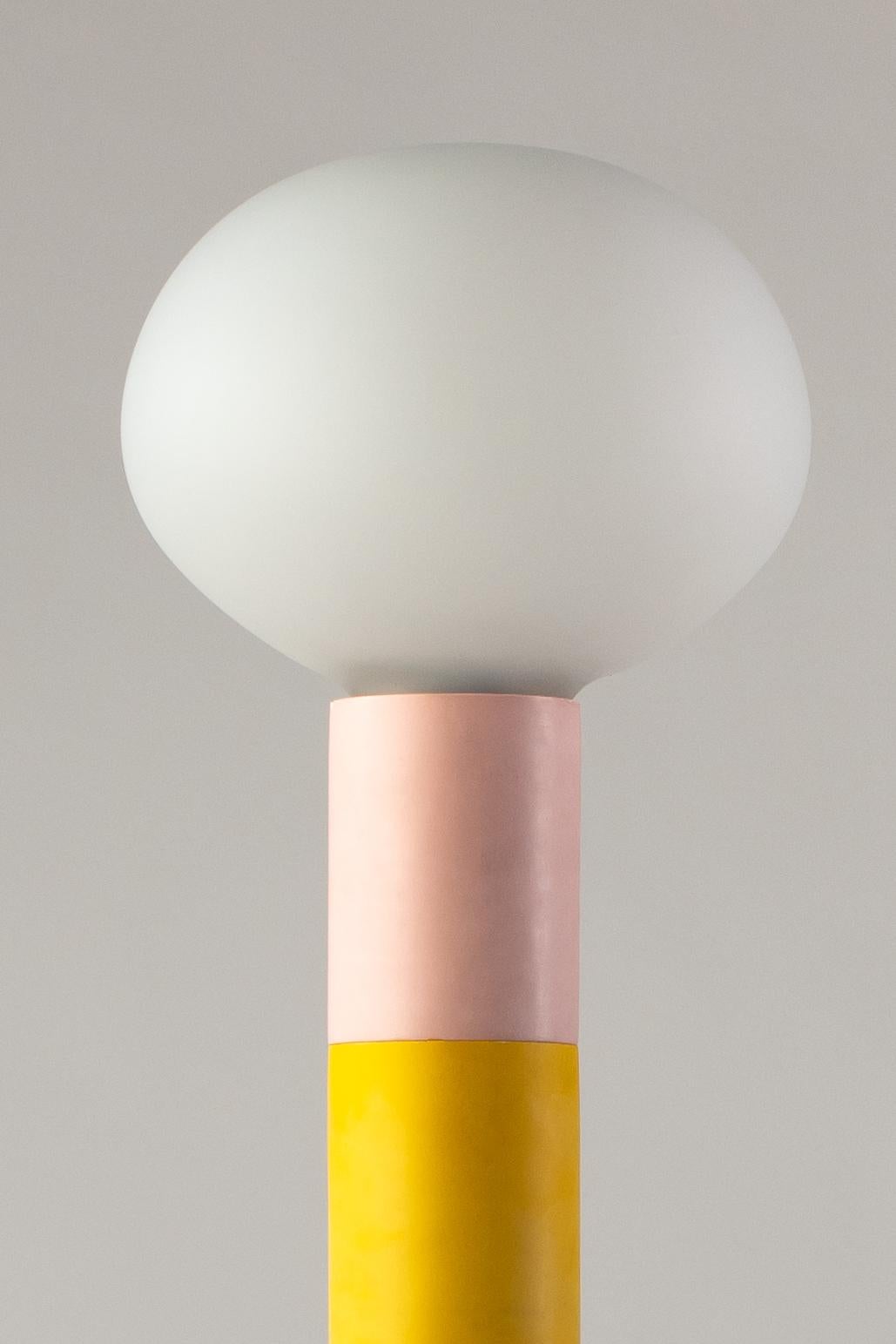 Post-Modern Ciluzio Lisa by AAMA Design / Modular Pop Floor Lamp Made by Hand in France For Sale
