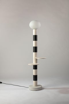 Lampadaire Pop modulaire fabriqué à la main en France par AAMA Design / Ciluzio Stripi