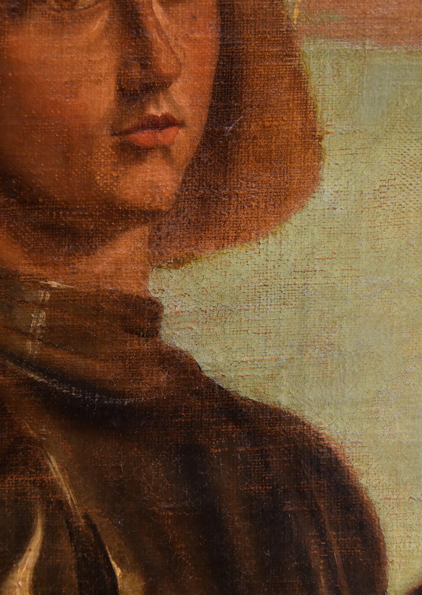 Saint George 17/18. Jahrhundert Gemälde Cima Da Conegliano Oli auf Leinwand Alter Meister im Angebot 1