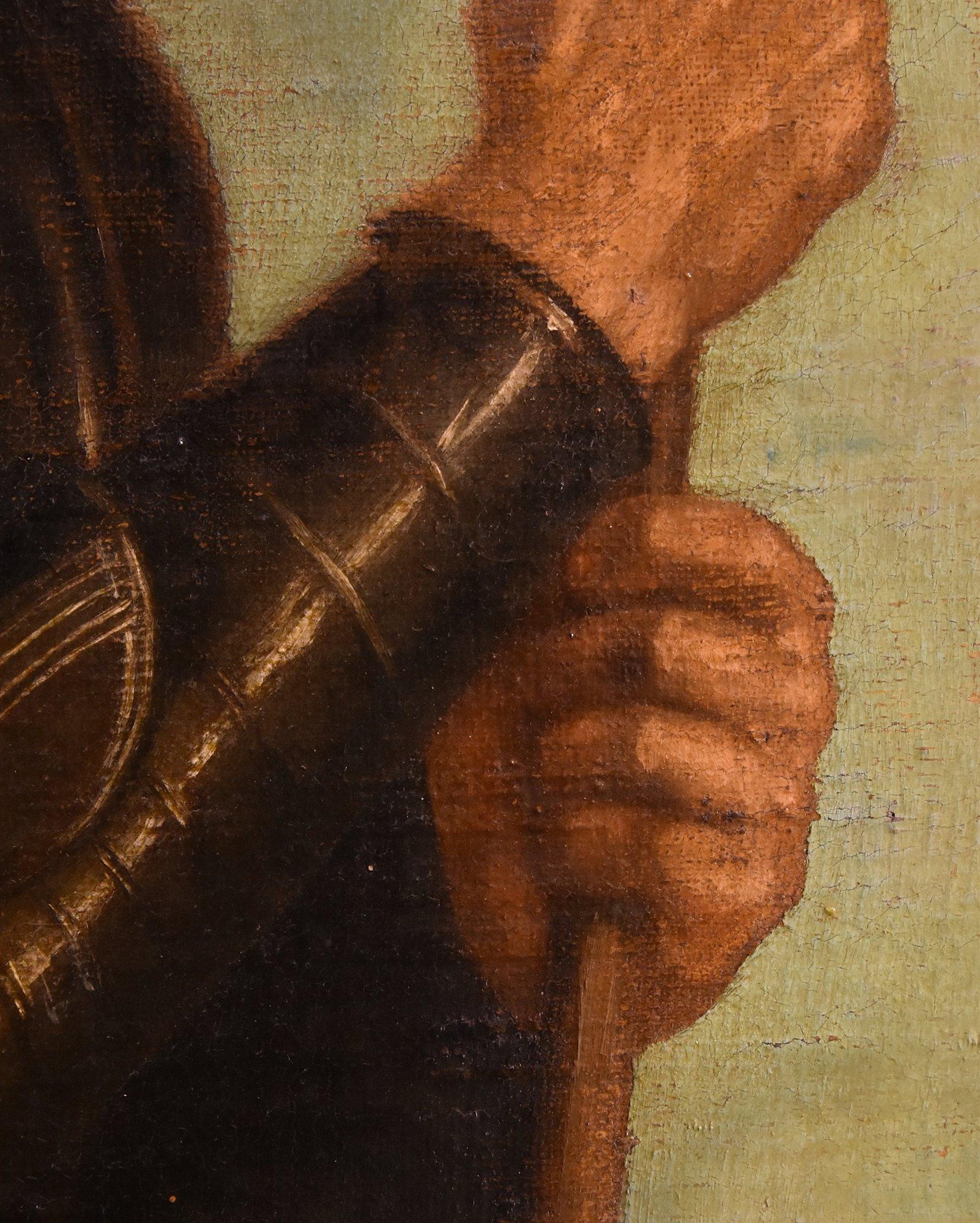 Saint George 17/18. Jahrhundert Gemälde Cima Da Conegliano Oli auf Leinwand Alter Meister im Angebot 3