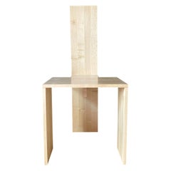 Cimabue White Maple Chair Limited Edition by Ferdinando Meccani