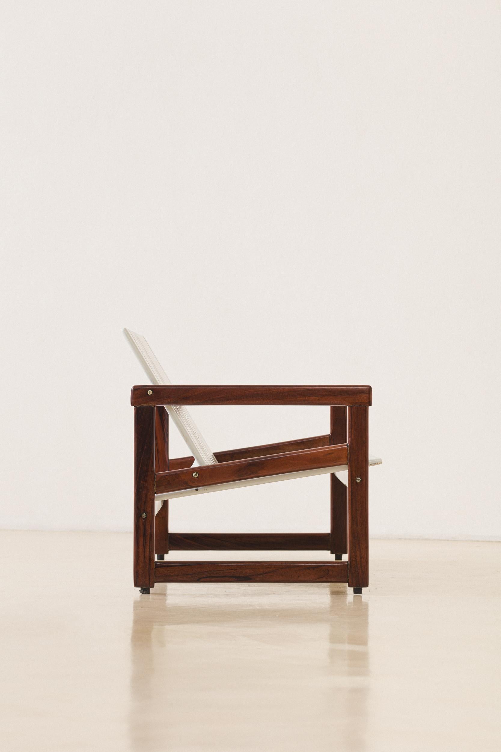 Brasiliano Poltrona Cimba di Sergio Rodrigues, Design brasiliano del Medioevo, anni '70 in vendita