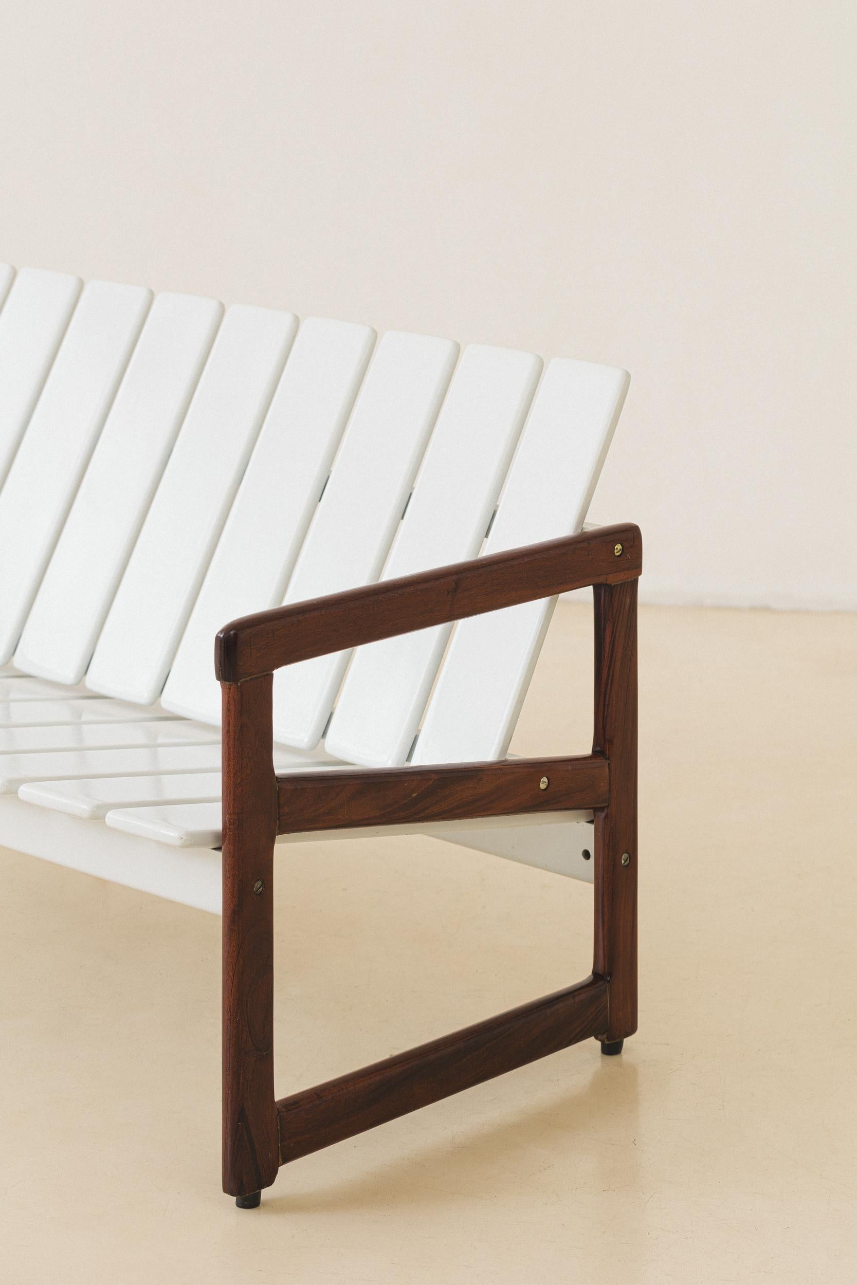 Fine XX secolo Poltrona Cimba di Sergio Rodrigues, Design brasiliano del Medioevo, anni '70 in vendita
