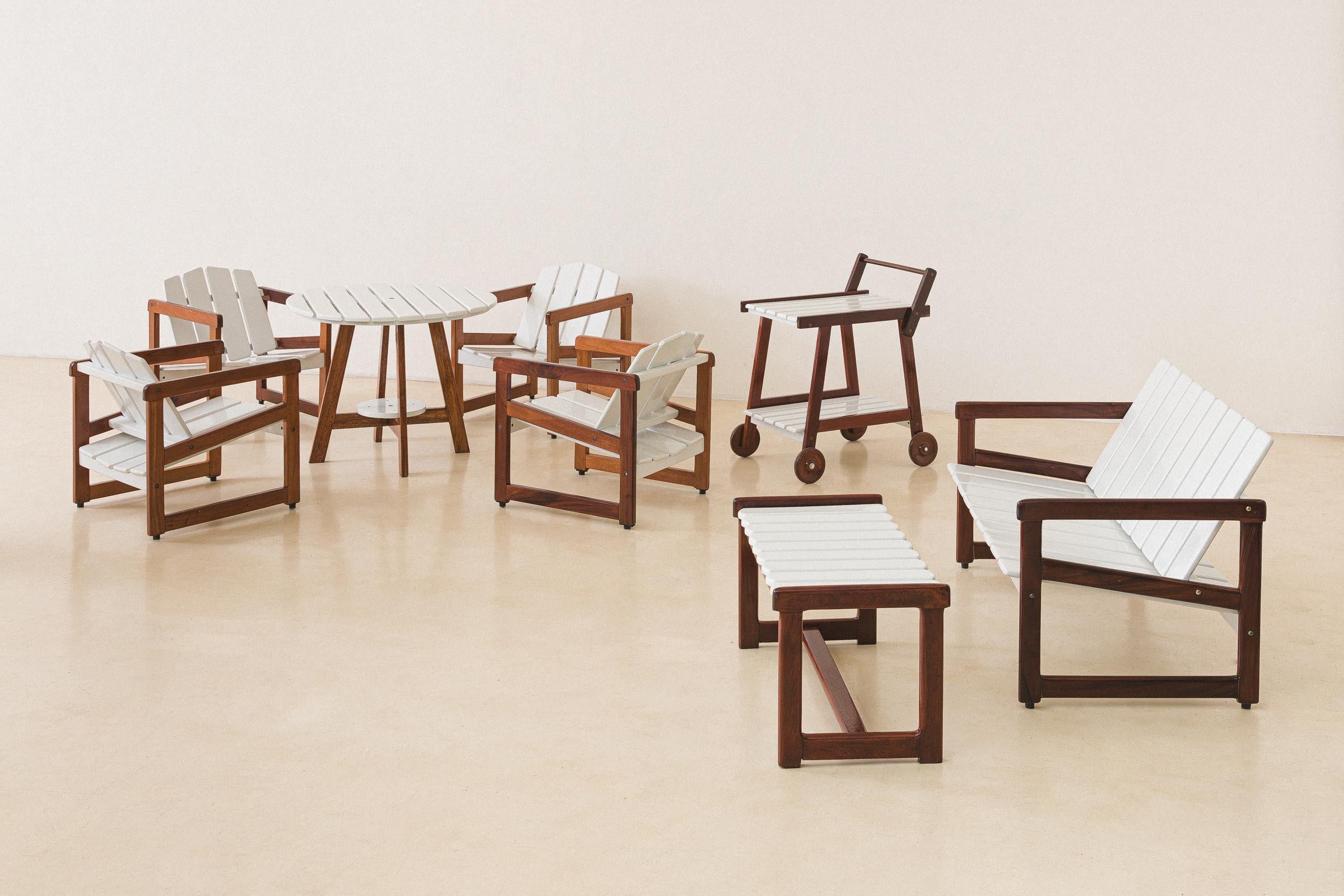 Poltrona Cimba di Sergio Rodrigues, Design brasiliano del Medioevo, anni '70 in vendita 2