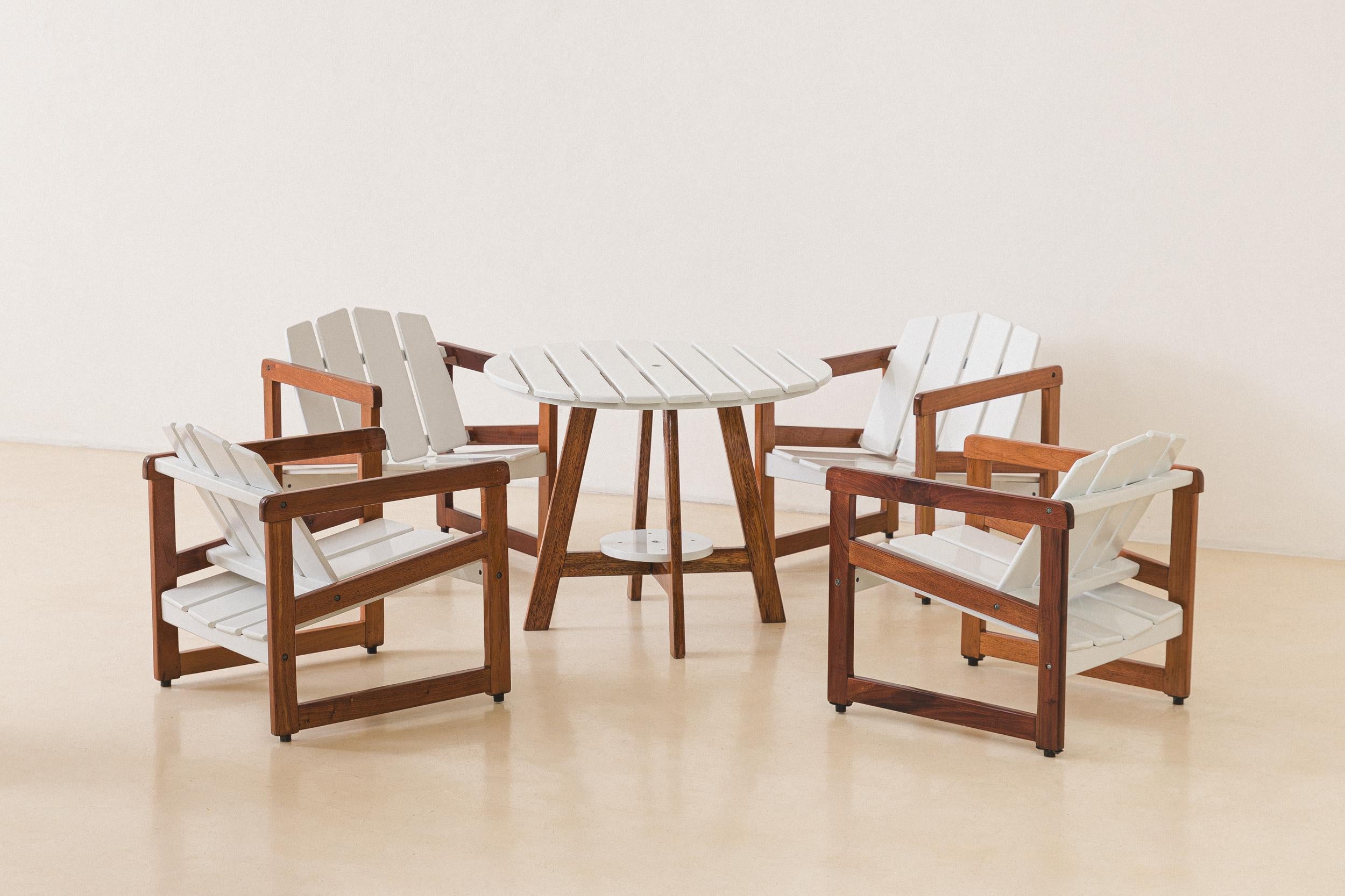 Cimba-Tisch von Sergio Rodrigues, brasilianisches Midcentury-Design, 1970er Jahre (Ende des 20. Jahrhunderts) im Angebot