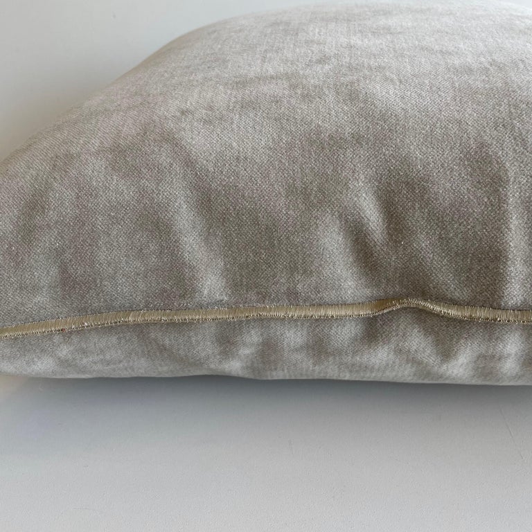 Vintage Velvet Accent Pillow For Sale at 1stDibs