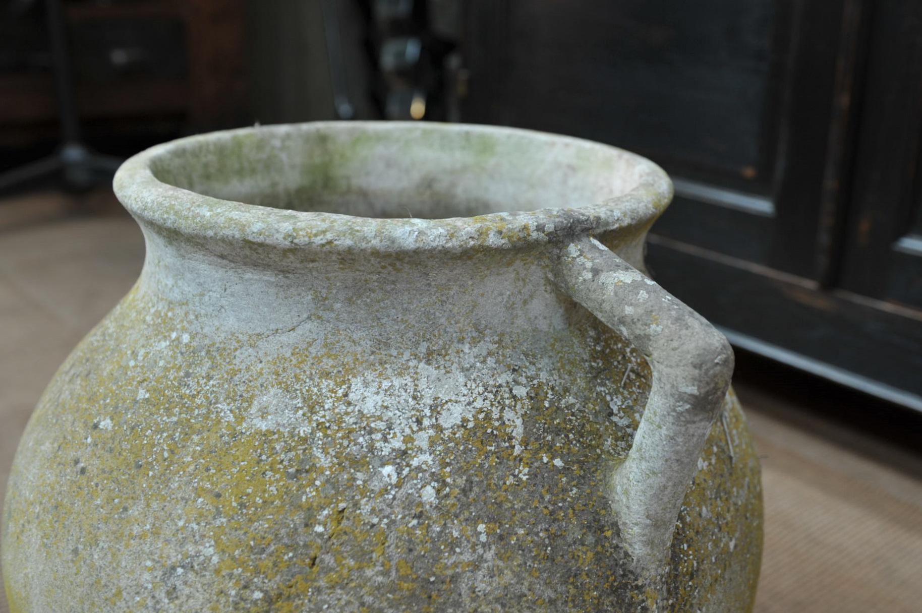 Mid-Century Modern Cement Planter by Willy Guhl, circa 1950 For Sale