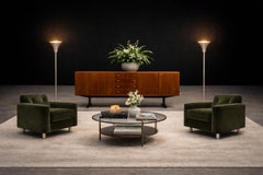 Cimo Brazilian Rosewood Credenza with Ebony-Finished Legs & Brass hardware