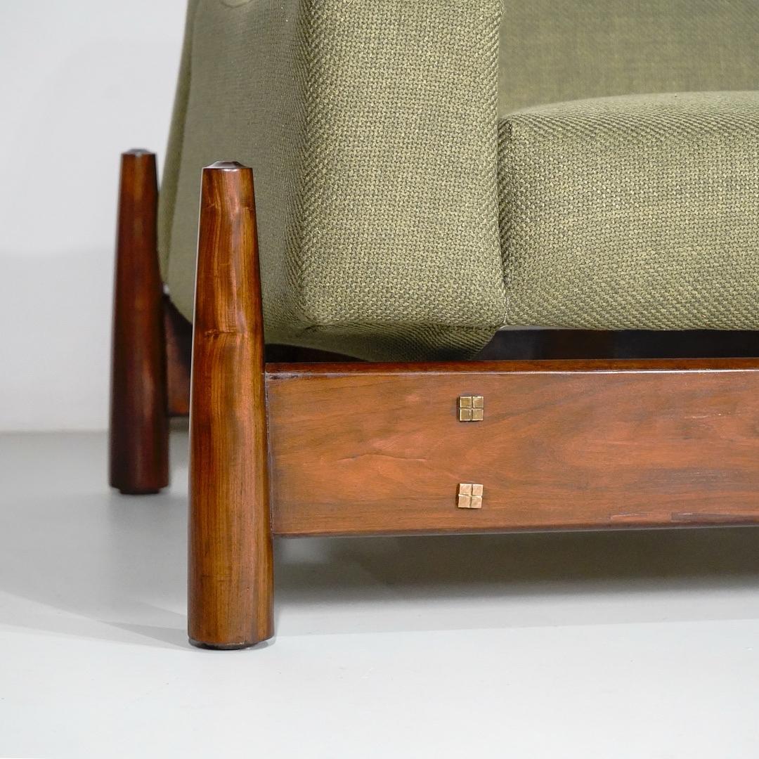 Mid-Century Modern Paire de fauteuils I B-082 de Cimo S/A, années 1960, en caviúna. Meubles modernes brésiliens en vente
