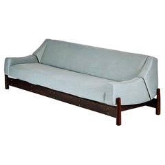 Cimo S/A Sofa from the 60s, Brazil, structure in Jacaranda