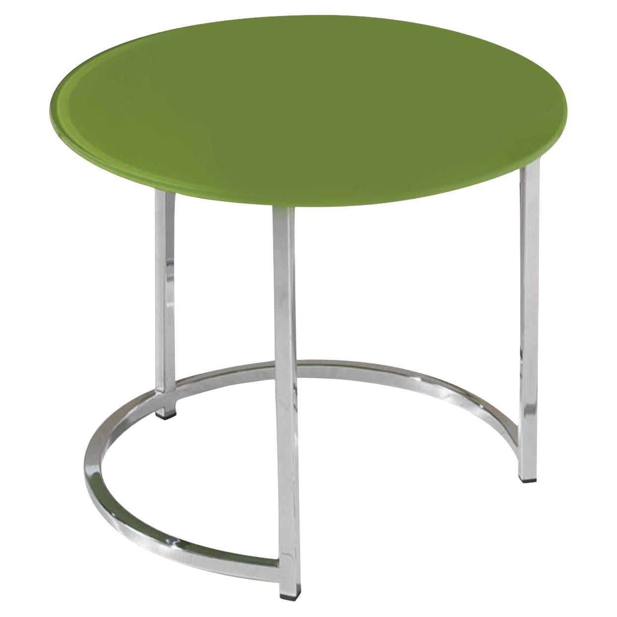 Cin Cin Green Glass Coffee Table For Sale