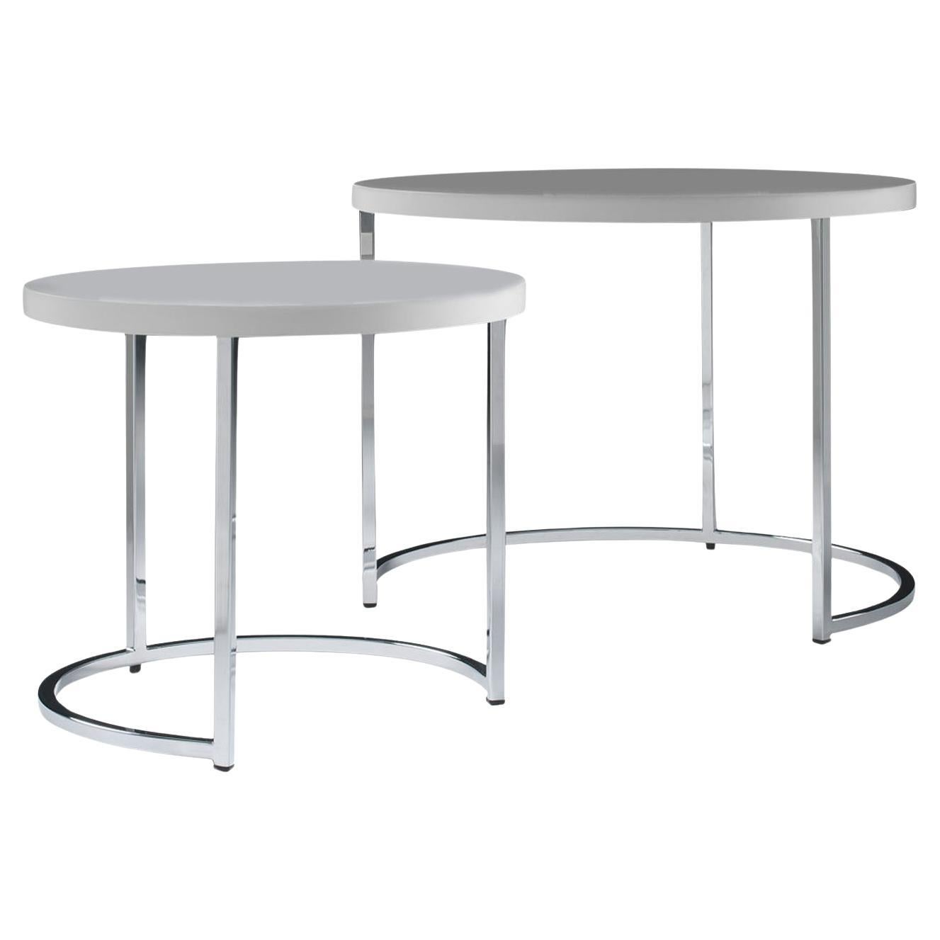 Cin Cin Set of 2 Wooden Coffee Tables For Sale
