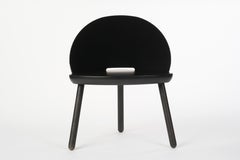 Cinch Chair, Melton Wool, Wood Seat and Eco-Friendly Powder Coated Steel Support