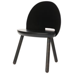 Cinch Chair, Melton Wool, Wood Seat and Eco-Friendly Powder Coated Steel Support