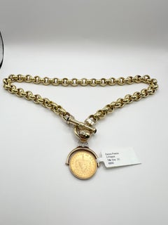 Cinco Pesos Diamond necklace 18KT gold