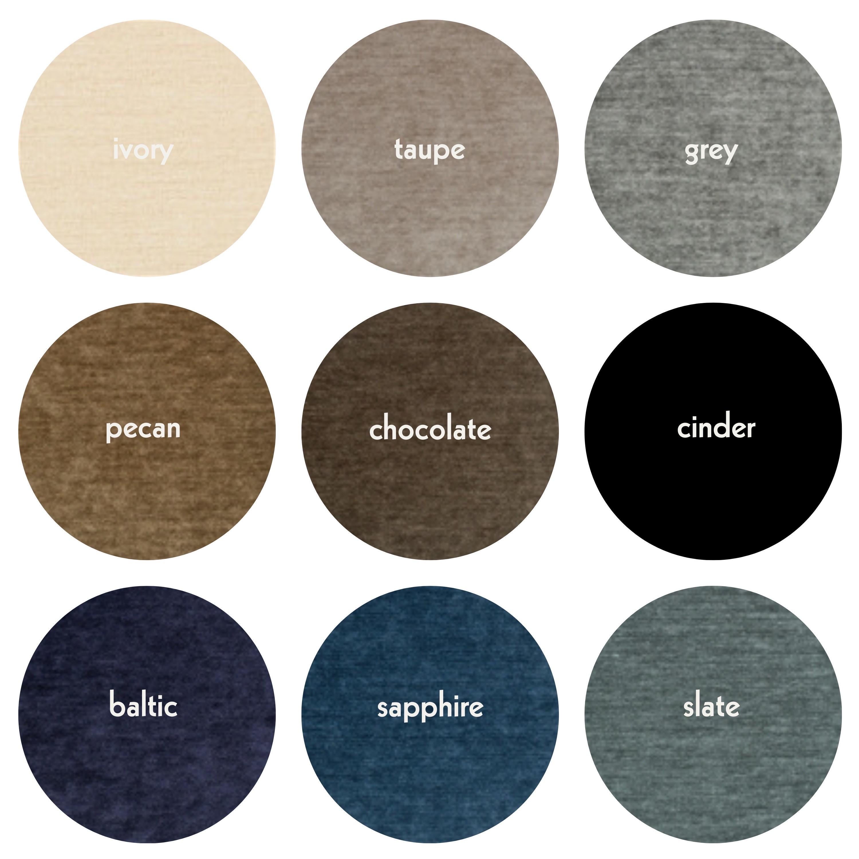 Cinderella Bourne Round Settee by Björk Studio - Custom Made to Order For Sale 4