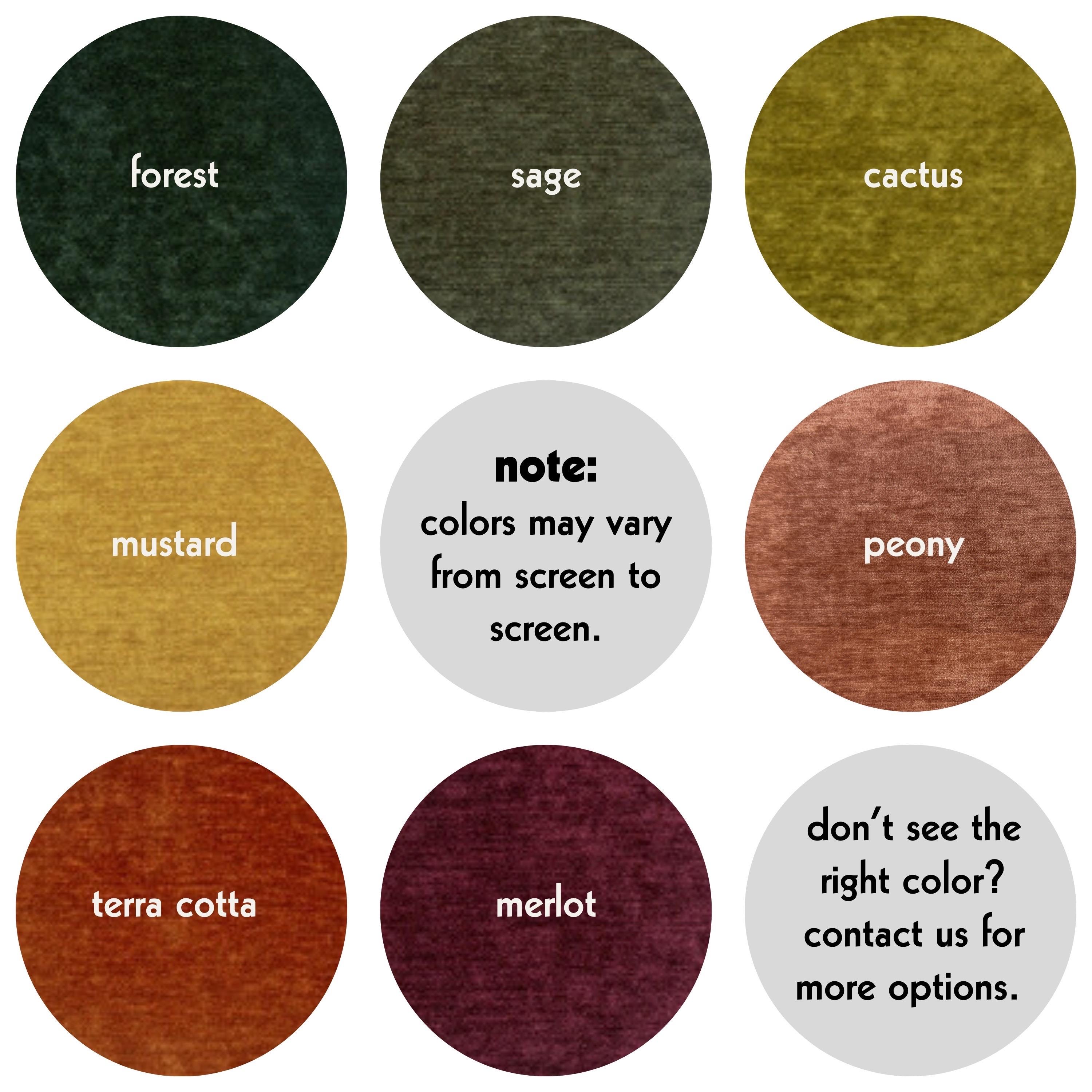 Cinderella Bourne Round Settee by Björk Studio - Custom Made to Order For Sale 5