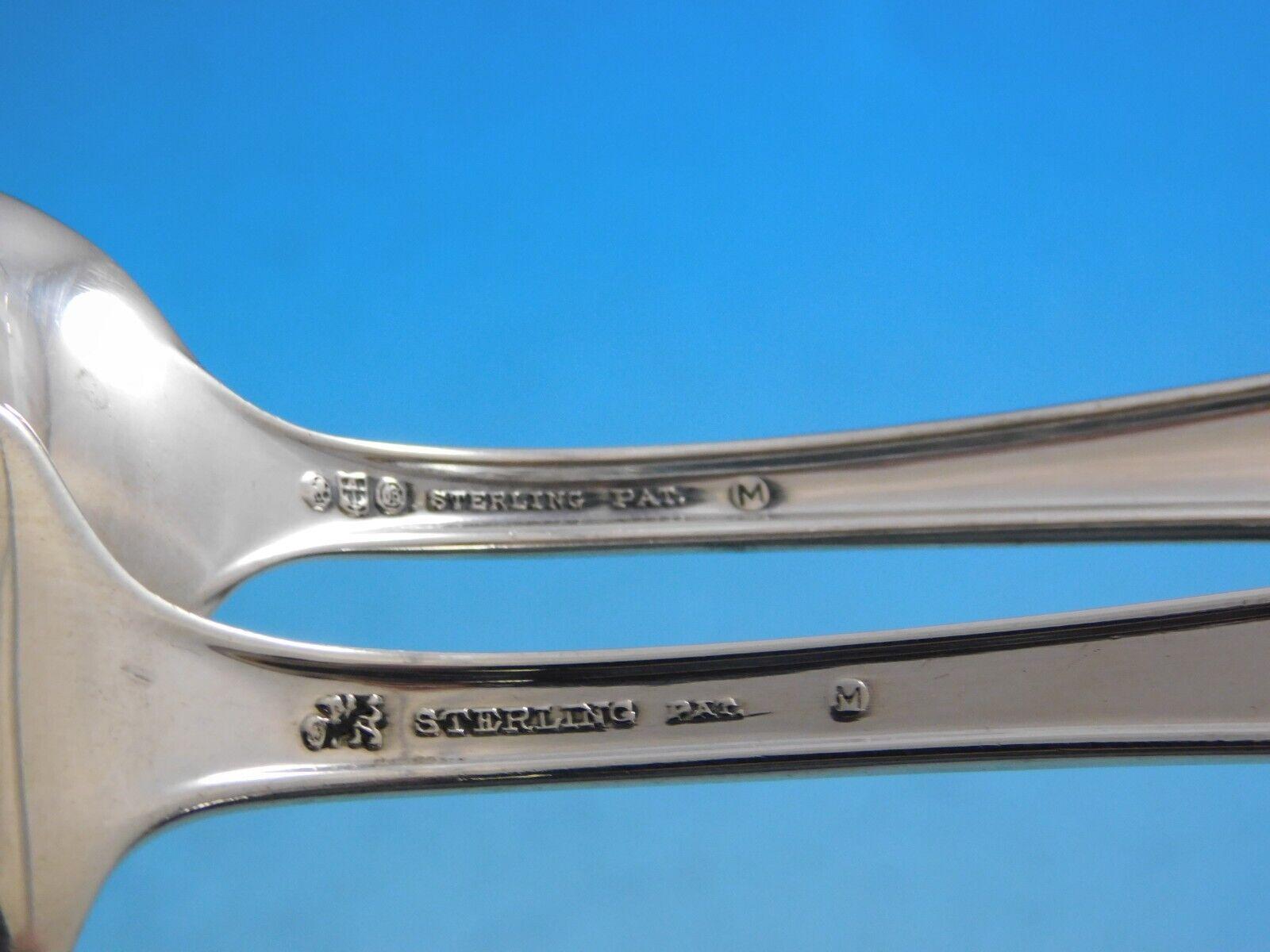 Cinderella by Gorham Set di posate in argento sterling per 8 persone Servizio da 35 pezzi per la cena In condizioni ottime in vendita a Big Bend, WI