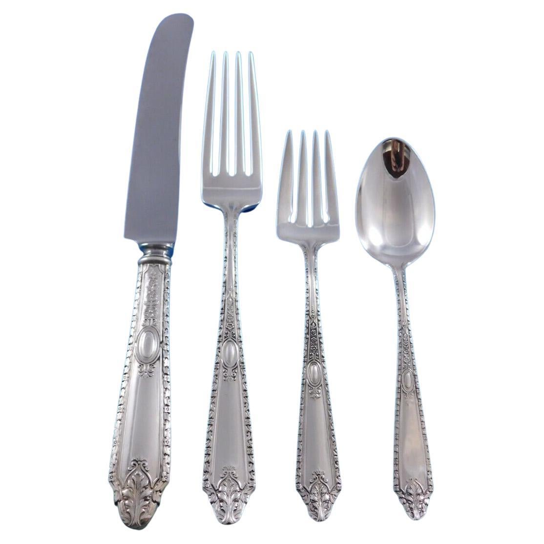 Ensemble de couverts en argent sterling pour 8 personnes 35 pièces Dinner Cinderella by Gorham en vente