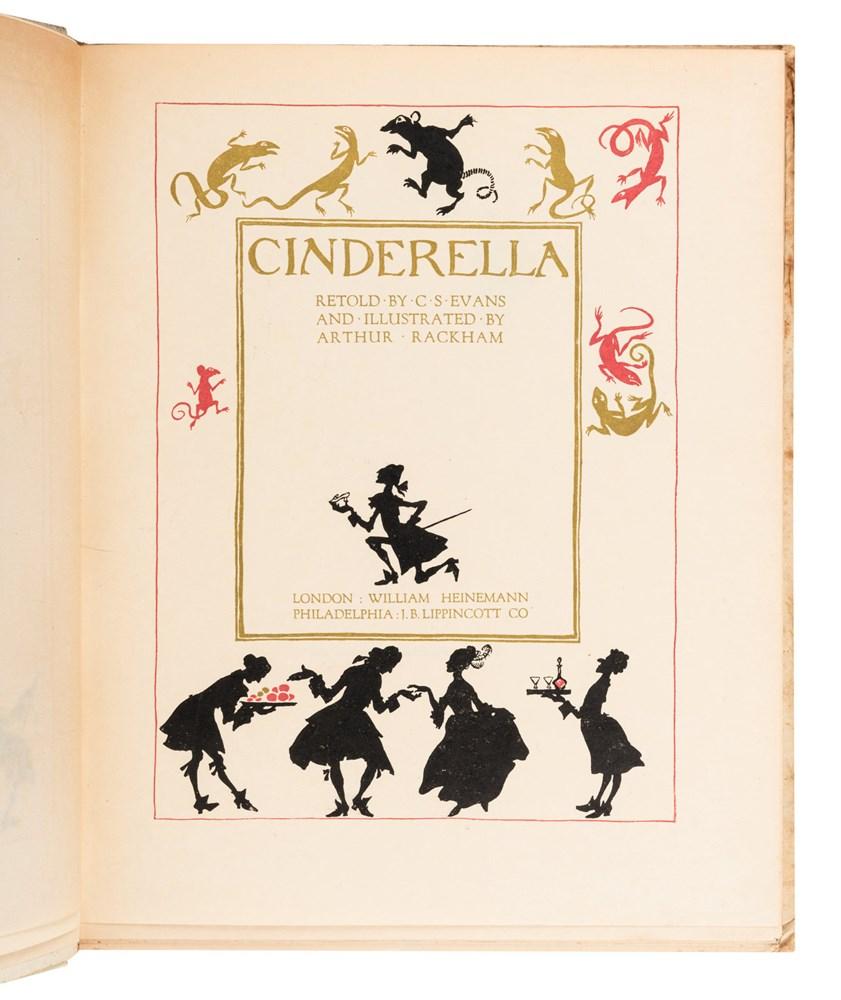 Cinderella, herausgegeben von C.S. Evans, signiert von Arthur Rackham, Auflage de Lux, 1919 im Angebot 9